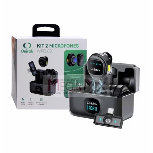 Kit com 2 Microfones de Lapela Tipo-C ON-MC828 - Onistek