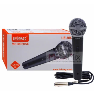 Microfone com Fio 5M  LE-903 - Lelong