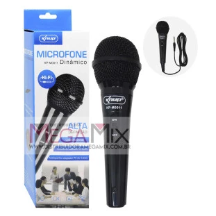 Microfone com Fio KP-M0011 - Knup