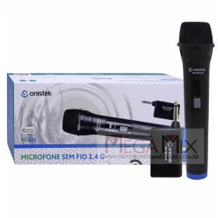 Microfone sem Fio 2.4G ON-MC824 - Onistek