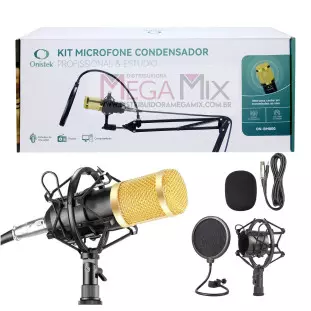Kit Microfone Condensador Profissional ON-BM800 - Onistek