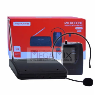 Microfone Profissional Sem Fio MT-2201 - Tomate