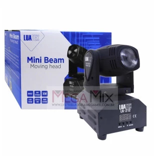 Aparelho de Iluminação Mini Beam Moving Head 30W LK-212 - Luatek