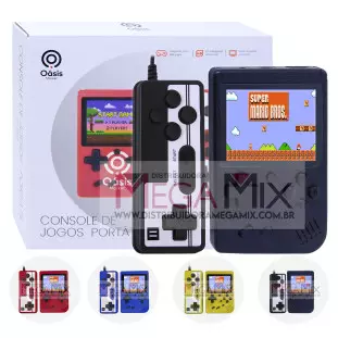 Mini Game 2.6'' com Controle 400 Jogos OIH-5915 - Oásis