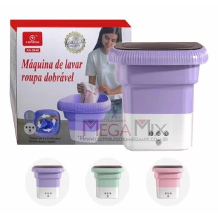Mini Máquina de Lavar Roupa Dobrável KA-2648 - Kapbom
