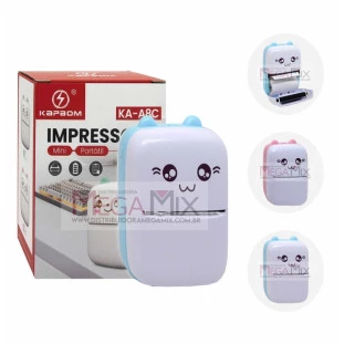 Mini Impressora Bluetooth Recarregável KA-A8C - Kapbom