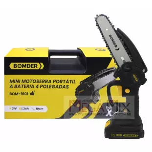 Mini Motoserra Portátil Recarregável 21V BOM-9101 - Bomder