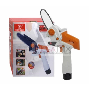 Mini Motoserra Portátil Recarregável 4" 12v KA-1473 - Kapbom 