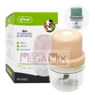 Mini Processador de Alimento Recarregável 350ml KP-UD102 - Knup