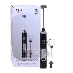 Mini Mixer Misturador 2 em 1 Recarregável OIH-2452 - Oásis