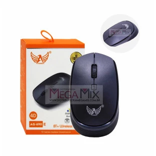 Mouse sem Fio com Bluetooth 1600DPI 2.4G  AG-690-E - Altomex