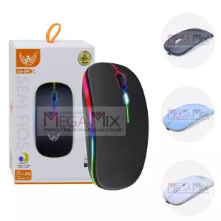 Mouse Sem Fio Recarregável Bluetooth 1600DPI AG-690 C - Altomex