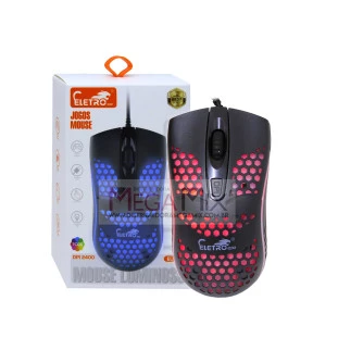 Mouse Óptico com Fio 2400 DPI EL-2111 - Eletromex