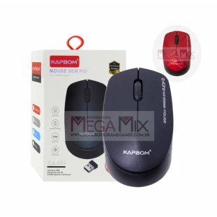 Mouse sem Fio 1600DPI 2.4GHz KA-608 - Kapbom