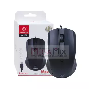 Mouse Óptico com Fio 1200DPI KA-637 - Kapbom
