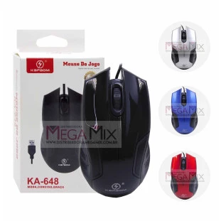Mouse Óptico com Fio 1200DPI KA-648 - Kapbom