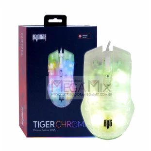 Mouse Gamer com Fio USB RGB 3600DPI MO-TGR003 - Revenger