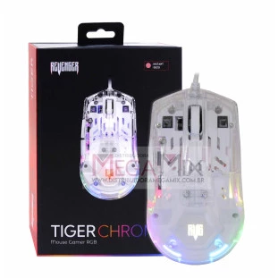 Mouse Gamer com Fio USB RGB 12000DPI MO-TGR004 - Revenger