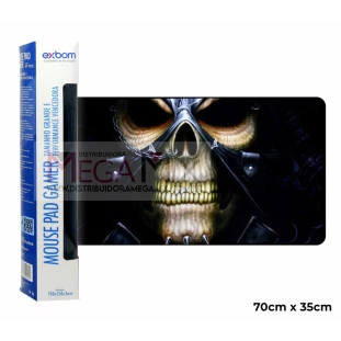 Mouse Pad Gamer 70x35cm (Rei do Esqueleto da Sombra) MP-7035C-18 - Exbom