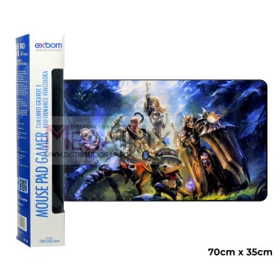 Mouse Pad Gamer 70x35cm (Liga dos Lendários) MP-7035C-10 - Exbom