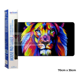 Mouse Pad Gamer 70x35cm (Rei Leão Broadwy) MP-7035C-40 - Exbom
