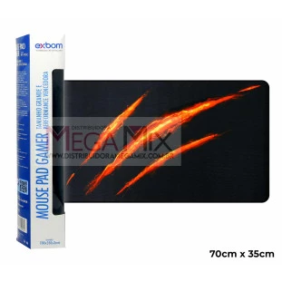Mouse Pad Gamer 70x35cm (Monstro) MP-7035C-42 - Exbom