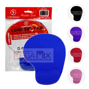 Mouse Pad c/Apoio em Gel  KA-600 - Kapbom