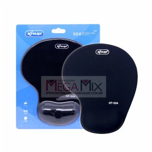 Mouse Pad c/Apoio em Gel Confort KP-S04 - Knup