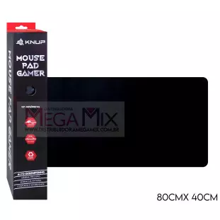 Mouse Pad Gamer 80x40cm KP-S09 (Preto) - Knup