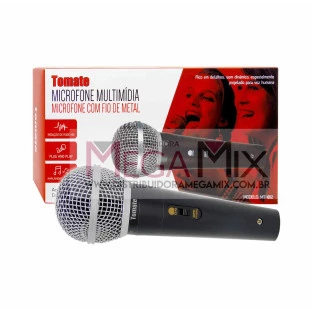 Microfone Dinâmico com fio MT-1012 - Tomate