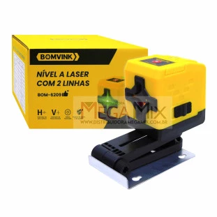 Nível à Laser Multifuncional 2 Linhas BOM-6209 - Bomvink