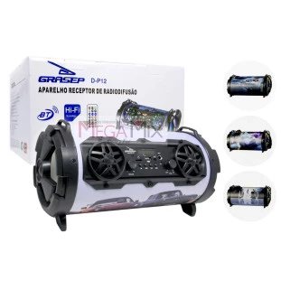 Caixa de Som Bluetooth 34W D-P12 - Grasep
