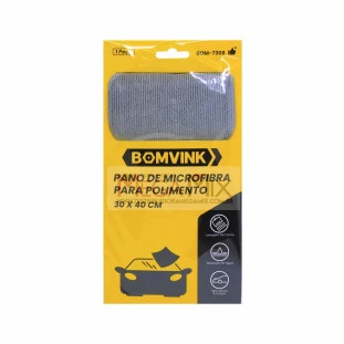 Pano de Microfibra Multiuso 30x40cm BOM-7308 - Bomvink