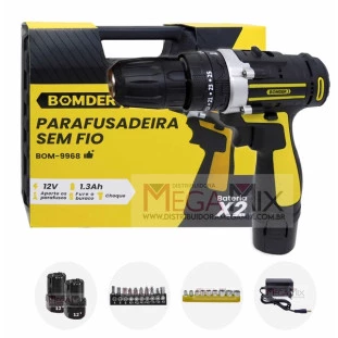Parafusadeira sem Fio 12V BOM-9968 - Bomder