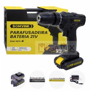 Parafusadeira sem Fio 21V BOM-9970 - Bomder