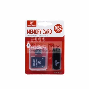 Cartão de Memória 32GB + Leitor USB e Adapt. MMC KA-M32 - Kapbom