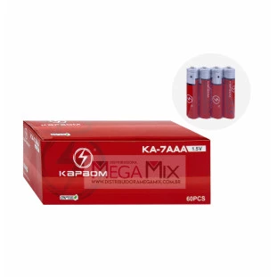 Pilha Zinco AAA Caixa c/60 Unidades 1.5V KA-7AAA - Kapbom