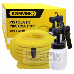 Pistola de Pintura Pulverizadora 800ML 110V BOM-9569 - Bomvink
