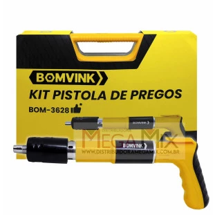 Kit Pistola de Fixação Finca (Pregos) BOM-3628 - Bomvink