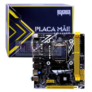 Placa Mãe LGA1150 DDR3 240 Pinos 100/1000Mbps G-H81/M - Revenger