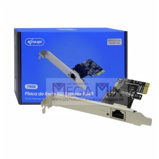 Placa de Rede PCI Express RJ45 1000 Mbps KP-T90B - Knup
