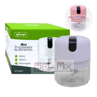 Mini Processador de Alimento Recarregável KP-UD101 - Knup