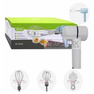 Mixer Misturador Recarregável KP-UD115 - Knup