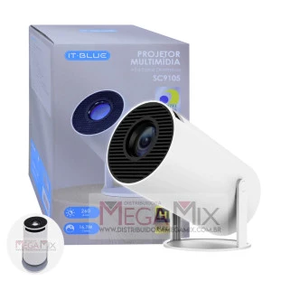 Projetor LED Multimídia Bluetooth SC9105 - It Blue
