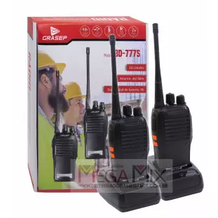 Rádio Comunicador 16 Canais 3D-777S - Grasep