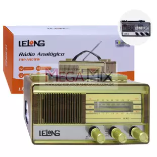 Rádio Portátil Bluetooth/AM/FM/SW LE-622 - Lelong