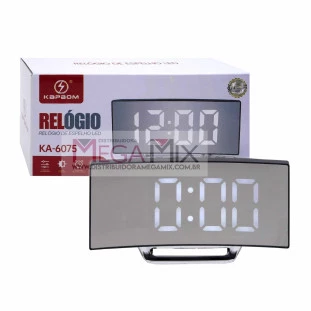 Relógio de Mesa Digital KA-6075 - Kapbom