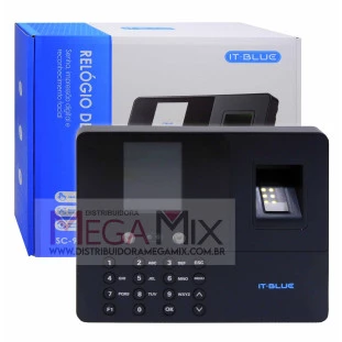Relógio de Ponto Biométrico com Reconhecimento Facial SC-9004 - It Blue