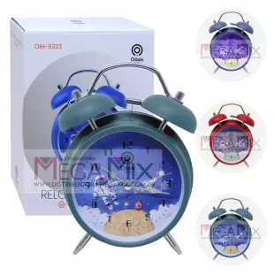 Relógio Despertador de Mesa OIH-6323 - Oásis