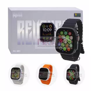 Relógio Inteligente Smart Watch 49mm + 3 Pulseiras RG-W61 - Revenger